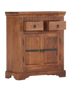 Credenza 63x30x75 cm in Legno Massello di Acacia