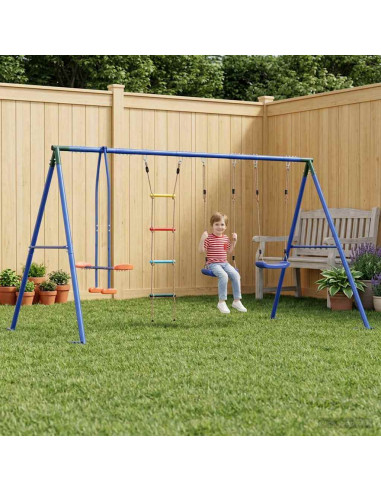 Set di Altalene per Esterni Multicolore 330 x 185 x 185 cm