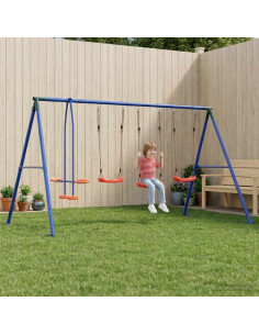 Set di Altalene per Esterni Multicolore 330 x 185 x 185 cm
