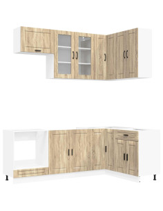 Unità Cucina PORTO 8 pcs Rovere Sonoma Legno ingegnerizzato 2