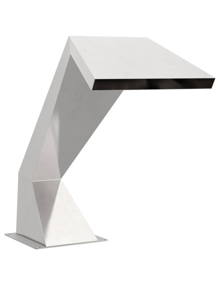 Cascata della Piscina Acciaio Inox 63,5 x 29 x 51 cm Argento