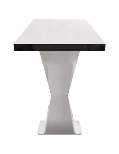 Cascata della Piscina Acciaio Inox 63,5 x 29 x 51 cm Argento