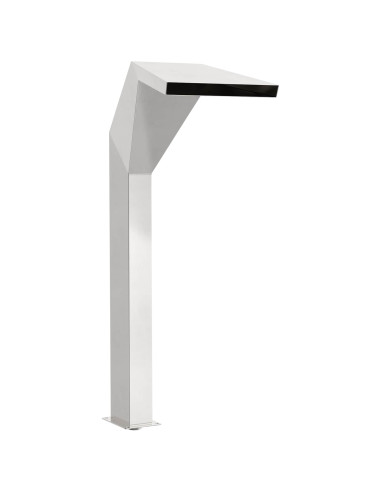Cascata della Piscina Acciaio Inox 50 x 30 x 90 cm Argento