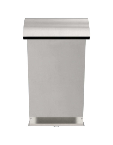 Fontana da Piscina Argento 47 x 31 x 60 cm Acciaio Inox