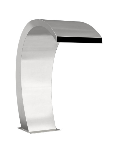 Fontana da Piscina Argento 60 x 30 x 70 cm Acciaio Inox