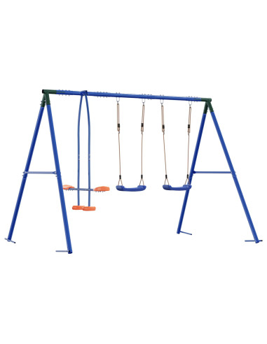 Set di Altalene per Esterni Multicolore 263 x 185 x 185 cm