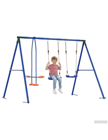 Set di Altalene per Esterni Multicolore 263 x 185 x 185 cm