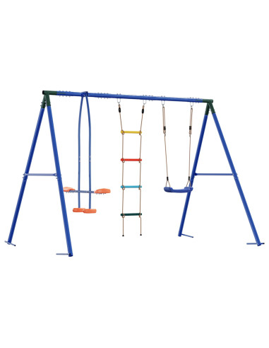 Set di Altalene per Esterni Multicolore 263 x 185 x 185 cm