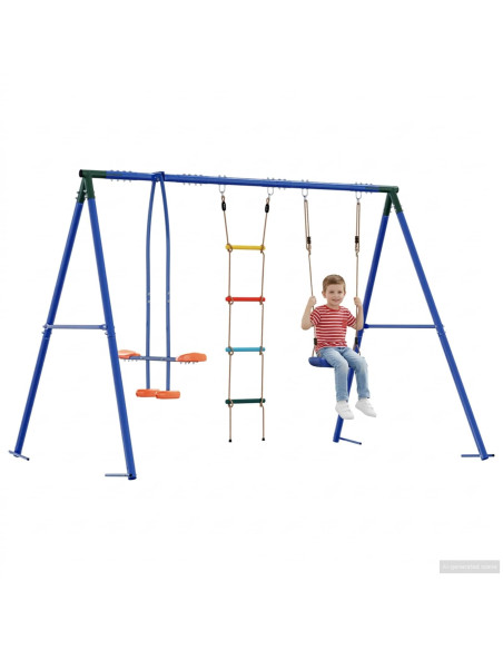 Set di Altalene per Esterni Multicolore 263 x 185 x 185 cm