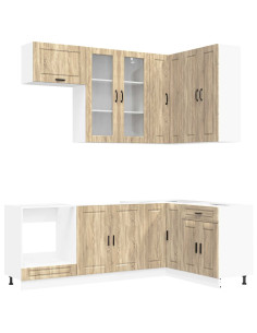 Unità Cucina PORTO 8 pcs Rovere Sonoma Legno ingegnerizzato 2