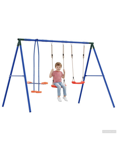 Set di Altalene per Esterni Multicolore 263 x 185 x 185 cm