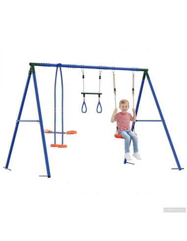 Set di Altalene per Esterni Multicolore 263 x 185 x 185 cm