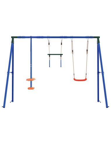 Set di Altalene per Esterni Multicolore 263 x 185 x 185 cm
