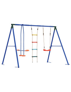 Set di Altalene per Esterni Multicolore 263 x 185 x 185 cm 2