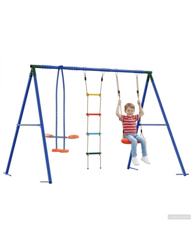 Set di Altalene per Esterni Multicolore 263 x 185 x 185 cm