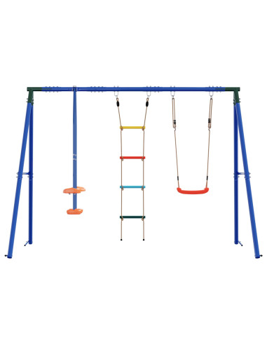 Set di Altalene per Esterni Multicolore 263 x 185 x 185 cm