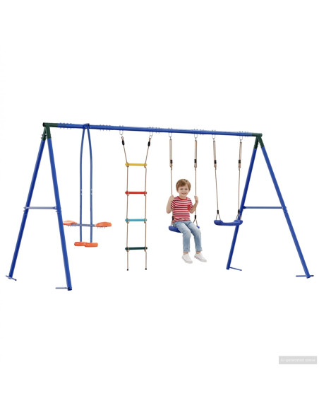 Set di Altalene per Esterni Multicolore 330 x 185 x 185 cm