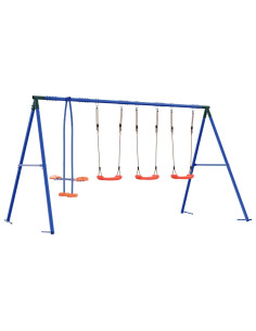 Set di Altalene per Esterni Multicolore 330 x 185 x 185 cm 2