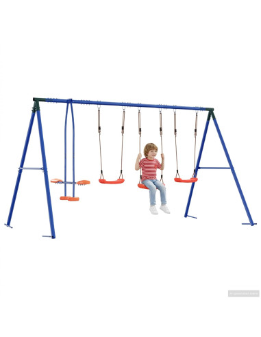 Set di Altalene per Esterni Multicolore 330 x 185 x 185 cm