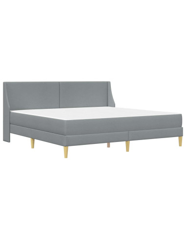 Struttura letto con materasso Grigio chiaro 180 x 200 cm