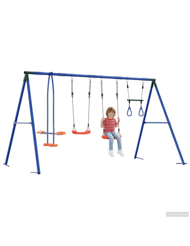 Set di Altalene per Esterni Multicolore 330 x 185 x 185 cm