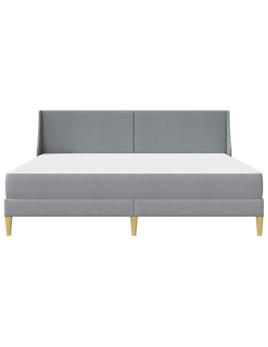 Struttura letto con materasso Grigio chiaro 180 x 200 cm