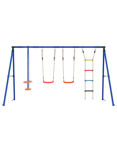 Set di Altalene per Esterni Multicolore 330 x 185 x 185 cm