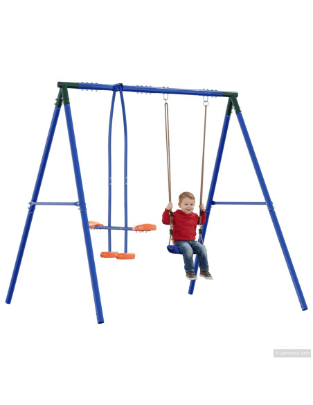 Struttura per Altalena da Esterno con Girello per fino a 3 bambini