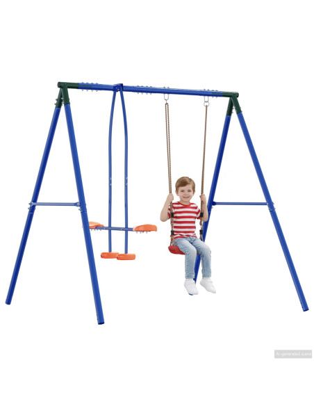 Struttura per Altalena da Esterno con Girello per fino a 3 bambini