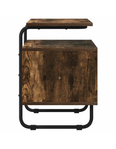 Armadio da Notte Rovere Fumo Legno ingegnerizzato