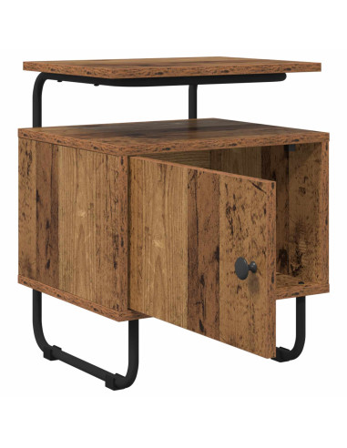 Armadio da Notte 2 pz Legno antico Legno ingegnerizzato