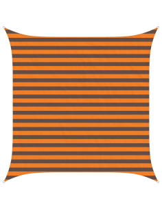 Vela da ombra solare Arancione e Marrone 2,5 x 2,5 m 2