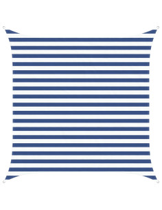 Vela da ombra solare Blu e Bianco 2,5 x 2,5 m 2