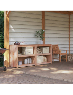 Mobile da cucina da esterno MEPPEL 2 pcs Douglas Naturale