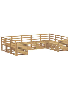 Set divani Legno di Acacia Massello 2