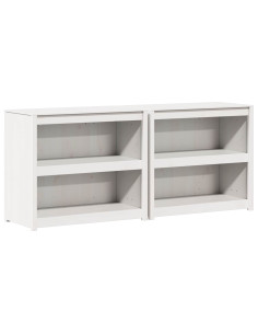 Mobile da cucina da esterno MEPPEL 2 pcs Bianco 2