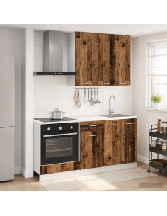 Unità Cucina LYON 5 pcs Legno antico Legno ingegnerizzato