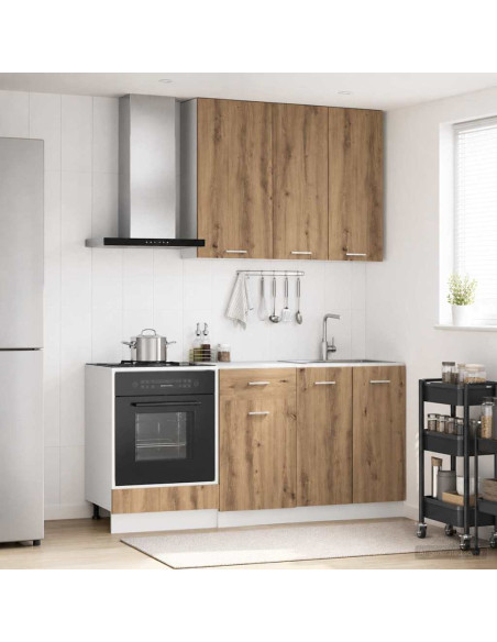 Unità Cucina LYON 5 pcs Rovere Artigianale Legno ingegnerizzato