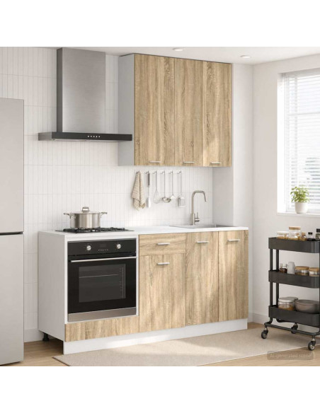 Unità Cucina LYON 5 pcs Rovere Sonoma Legno ingegnerizzato