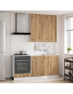 Unità Cucina LYON 5 pcs Rovere Artigianale Legno ingegnerizzato