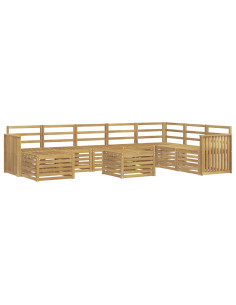 Set divani Legno di Acacia Massello 2