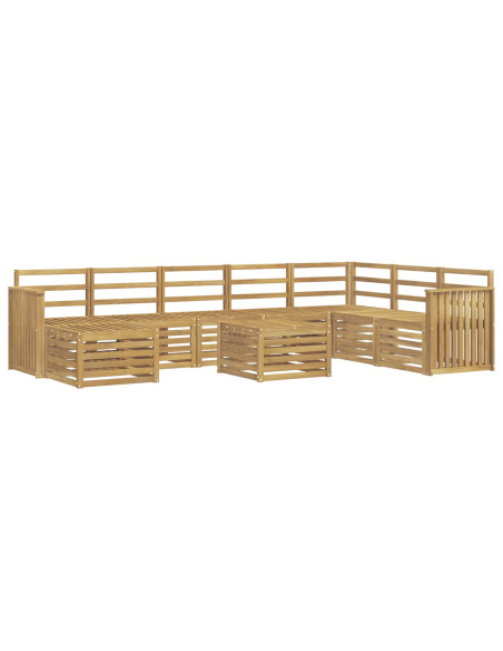 Set divani Legno di Acacia Massello