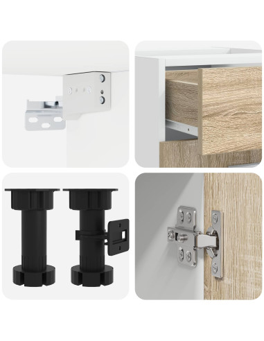 Unità Cucina LYON 5 pcs Rovere Sonoma Legno ingegnerizzato