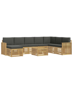 Set divani Legno di Acacia Massello 2