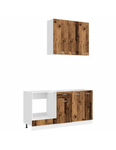 Unità Cucina LYON 5 pcs Legno antico Legno ingegnerizzato 2