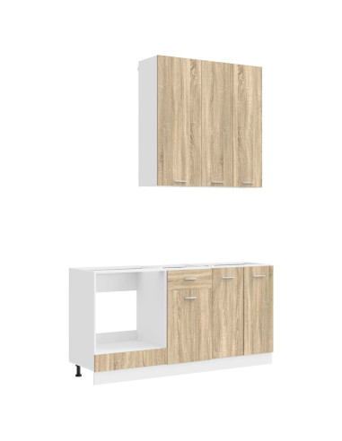 Unità Cucina LYON 5 pcs Rovere Sonoma Legno ingegnerizzato