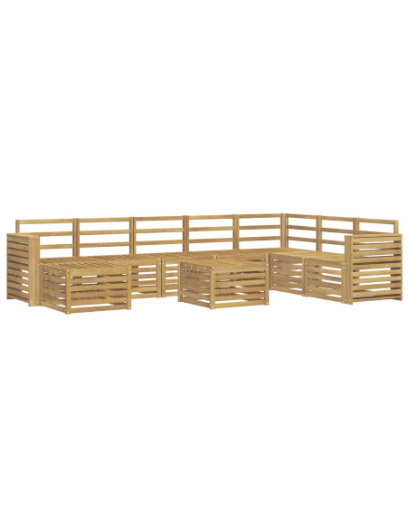 Set divani Legno di Acacia Massello