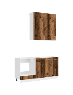 Unità Cucina LYON 5 pcs Legno antico Legno ingegnerizzato 2