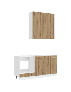 Unità Cucina LYON 5 pcs Rovere Artigianale Legno ingegnerizzato 2