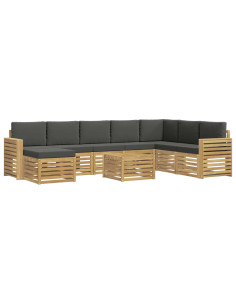Set divani Legno di Acacia Massello 2